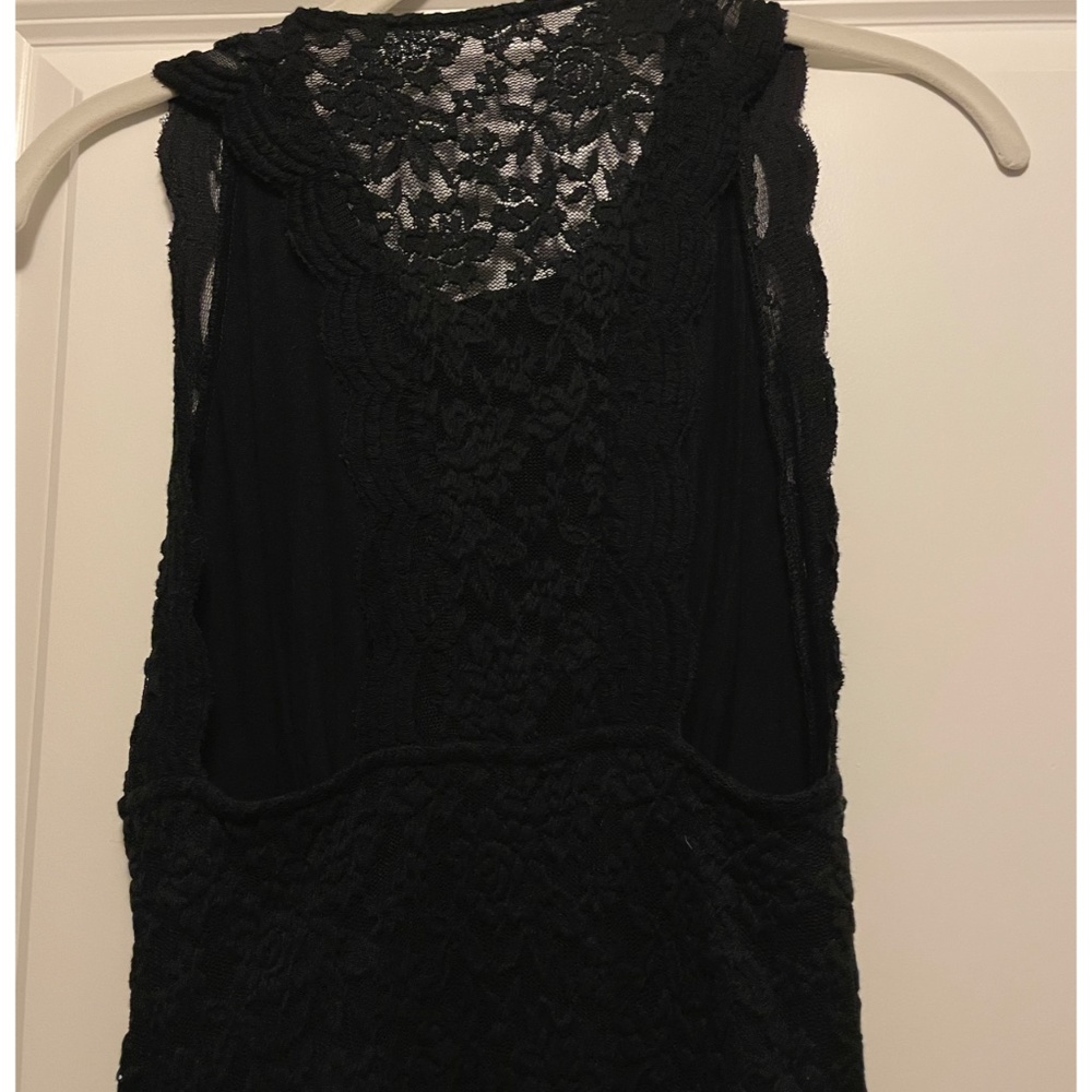 Black lace bodysuit